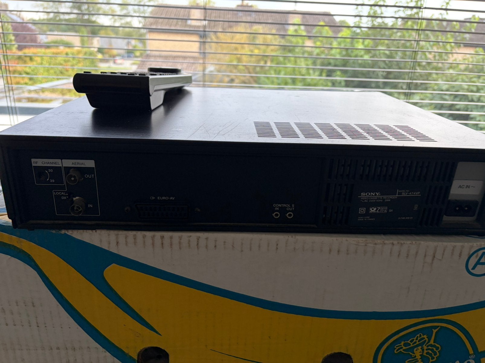 Sony VHS recorder, Ophalen, Gebruikt