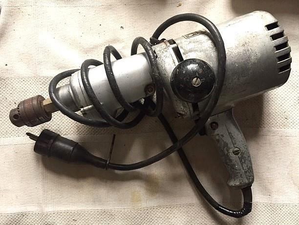 Boormachine Vintage Groot en Zwaar Millers Falls Co. USA, Ophalen of Verzenden