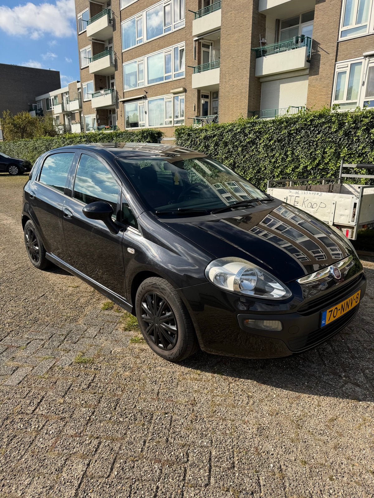 Fiat Punto Evo 1.3 Multijet 2010, Voorwielaandrijving, Euro 5, 4 cilinders, Zwart