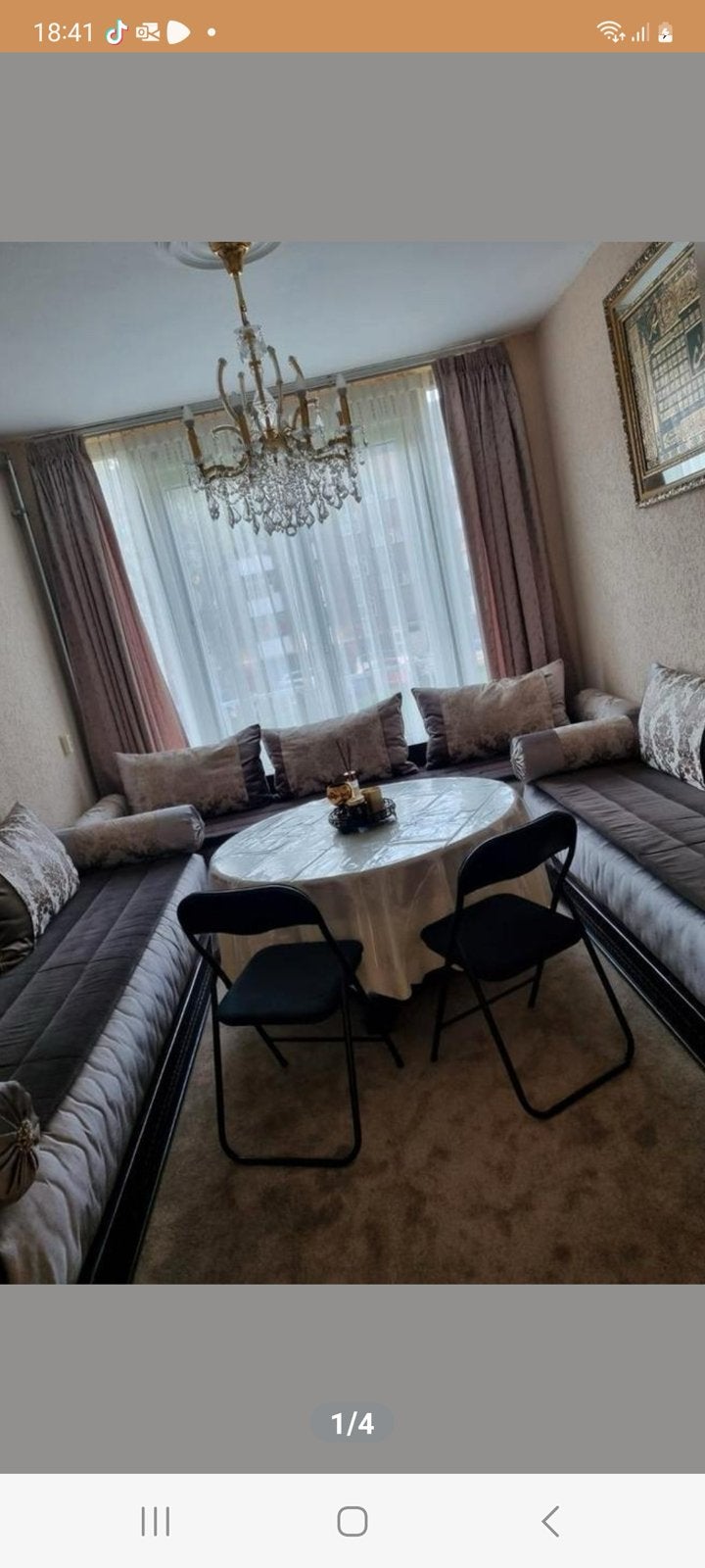 Authentieke Marokkaanse bank - Comfort en Stijl, Huis en Inrichting, Ophalen, Gebruikt, Stof