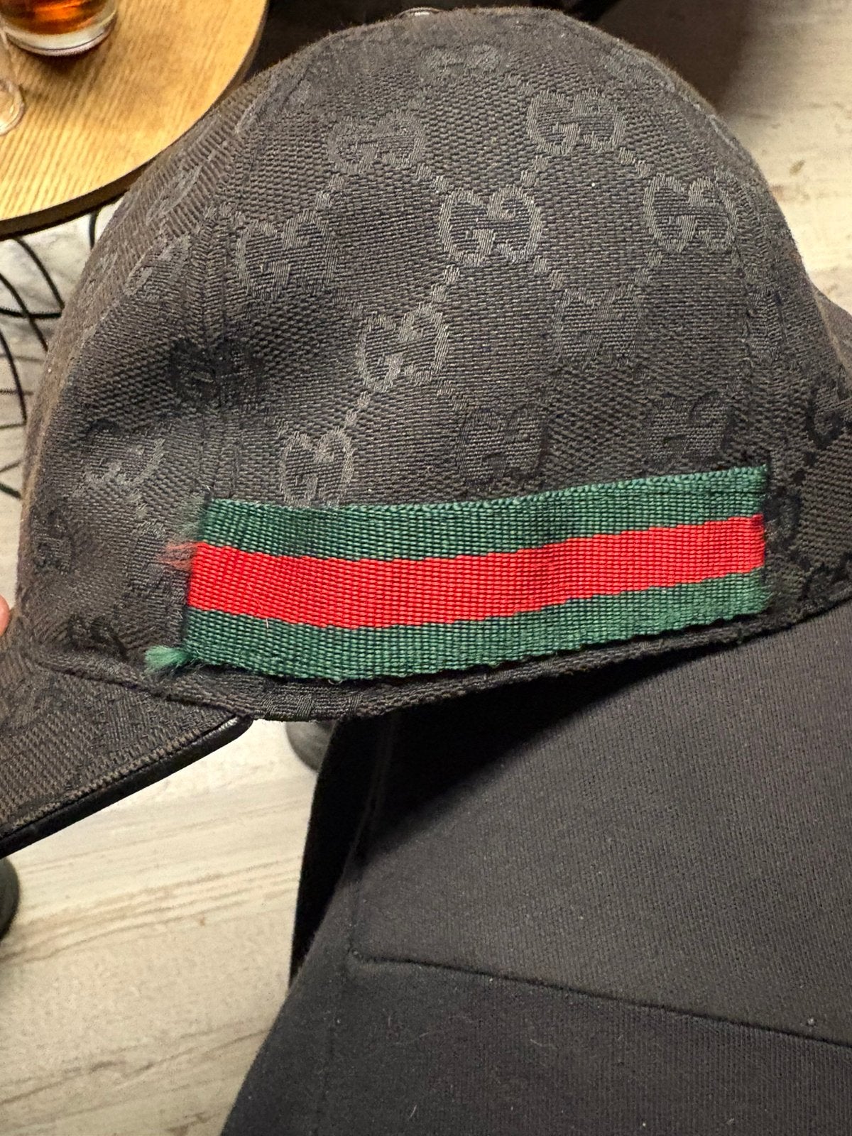 Gucci pet zwart, Ophalen of Verzenden, Zo goed als nieuw, One size fits all, Pet