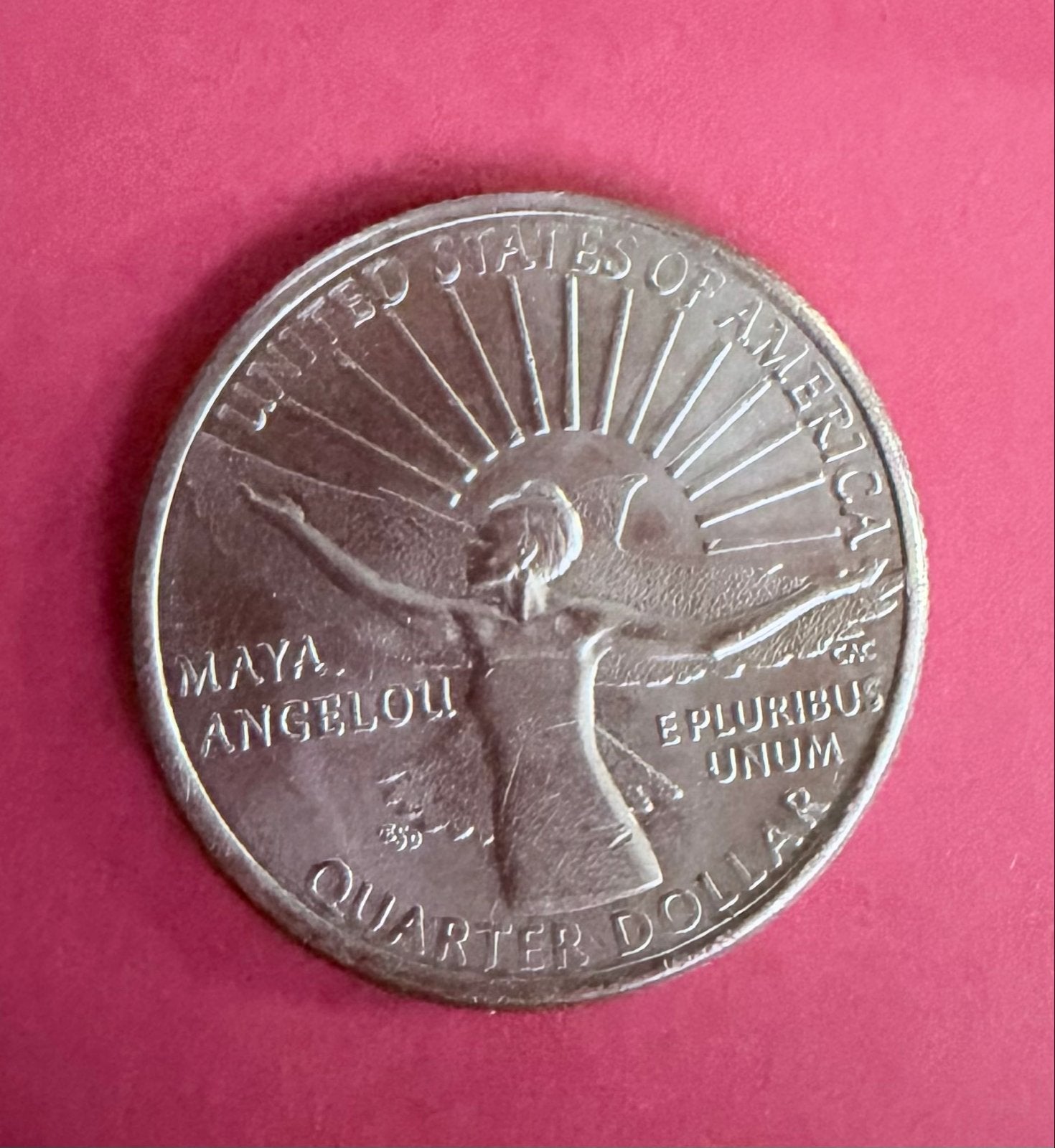 2022 Amerikaanse Quarter Dollar - Maya Angelou (P-munt), Ophalen, Noord-Amerika, Losse munt