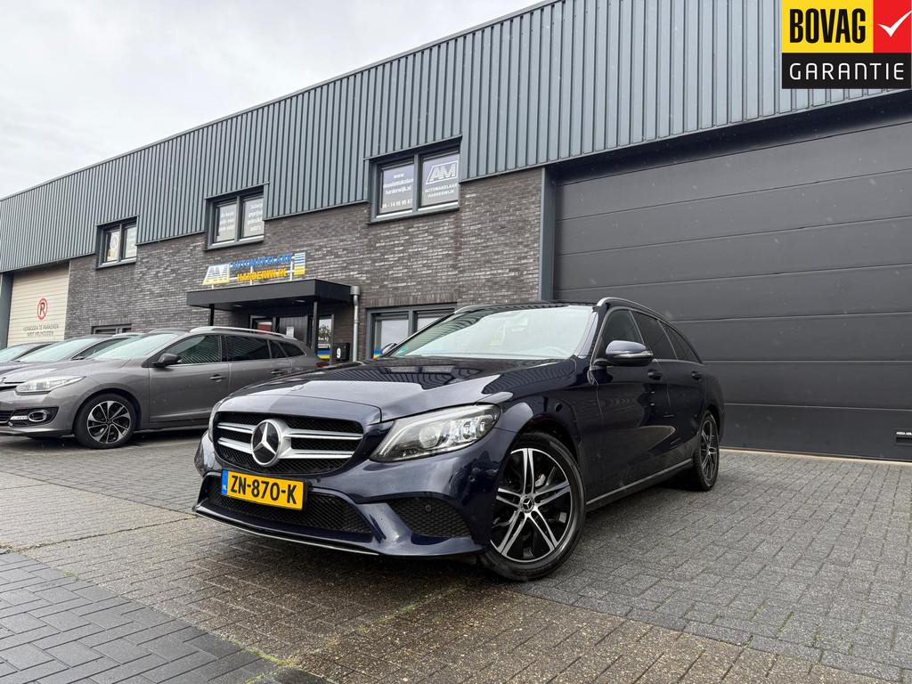Mercedes-Benz C-Klasse Estate 180 Business Solution Plus Upg, Automaat, Blauw, Leder en Stof, C-Klasse
