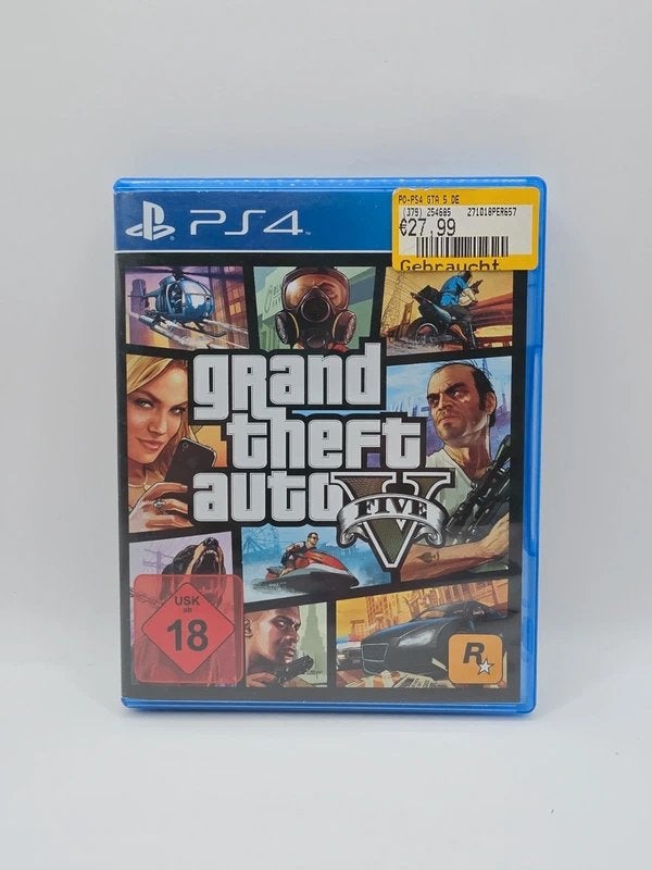 Grand theft Auto V PS4, Avontuur en Actie, Sony City 1-7-1 Konan, Minato-ku Tokyo 108-0075 Japan, support@playstation.com,, Vanaf 18 jaar