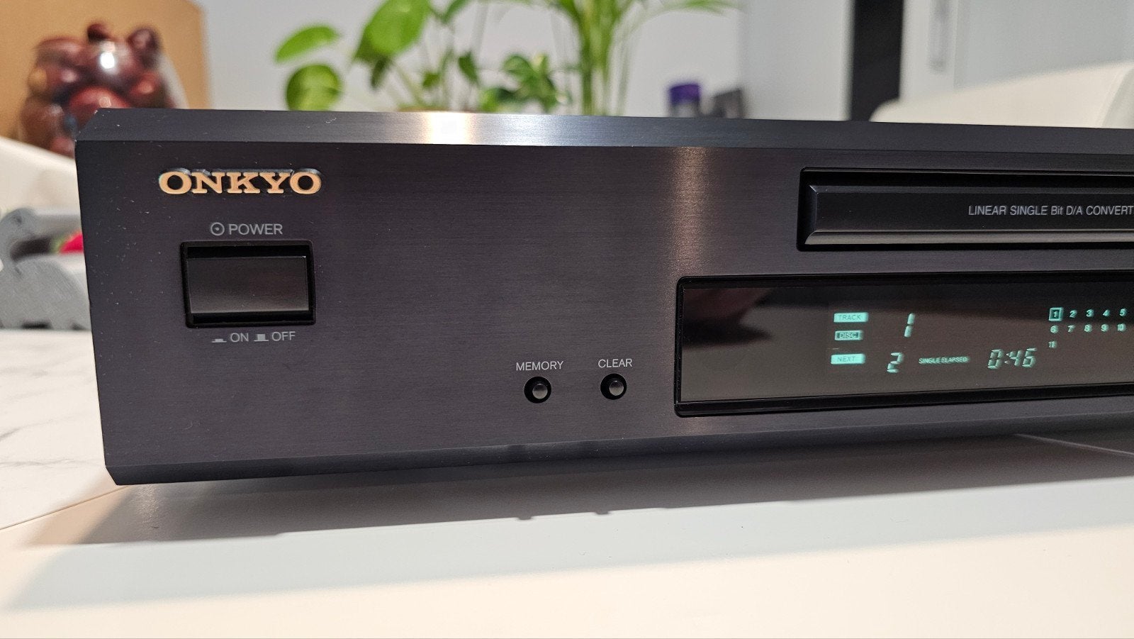 Onkyo DX-7333 CD-speler met afstandsbediening, Ophalen of Verzenden, Gebruikt, Overige merken