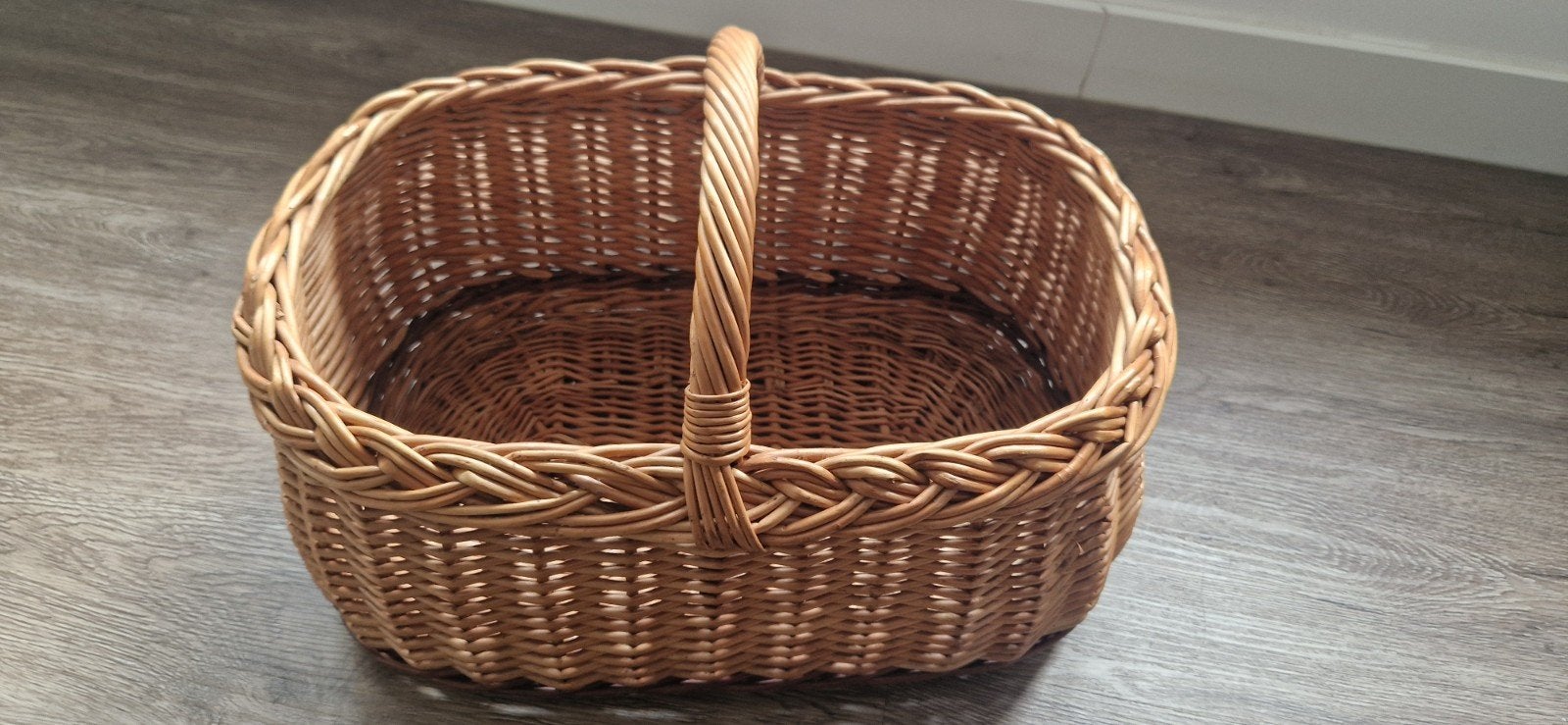 Picknickmand • Riet •, Ophalen of Verzenden
