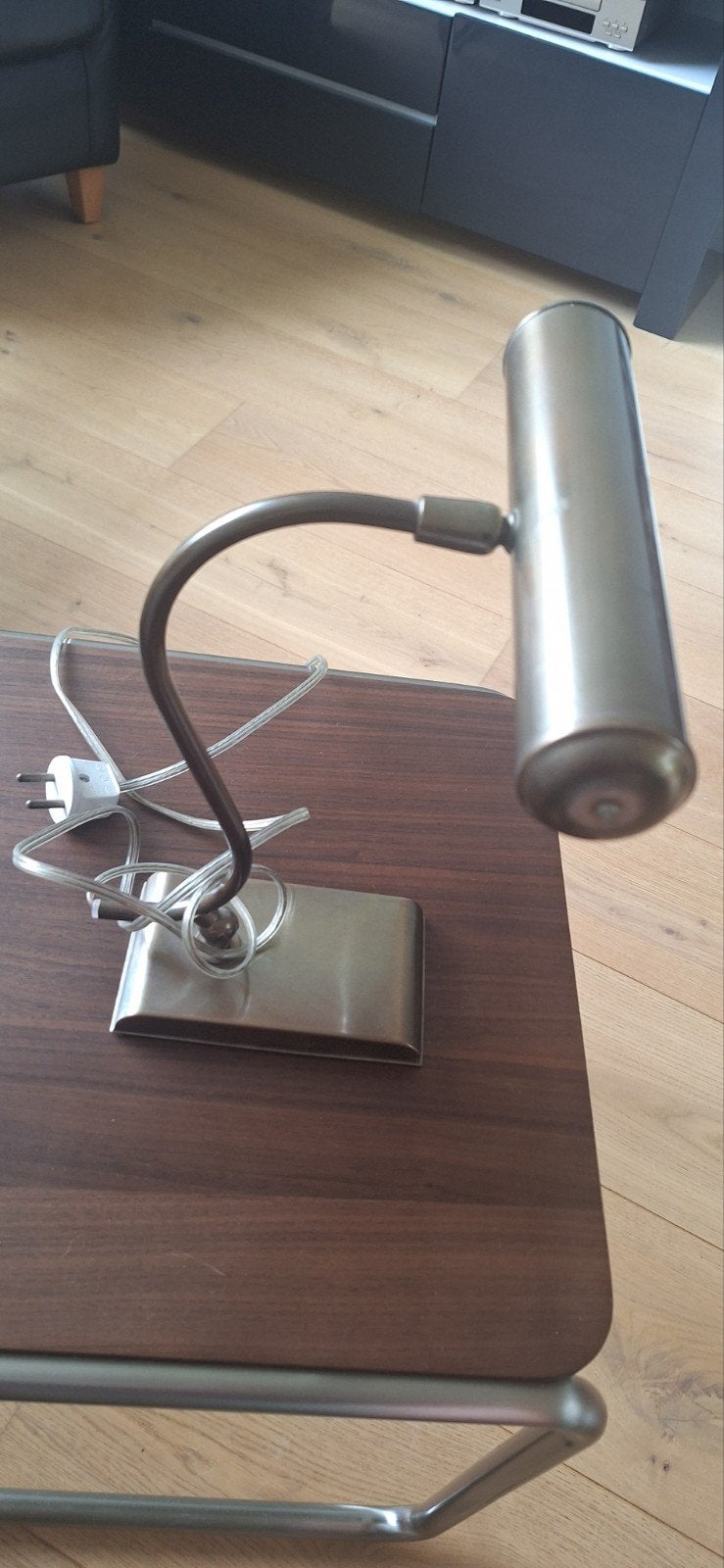 Pianolamp. In  hoogte te verstellen., Huis en Inrichting, Metaal, Overige merken, Gebruikt, Ophalen of Verzenden