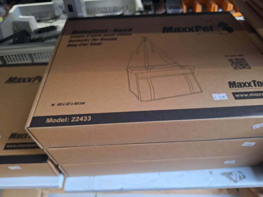 Autostoel hond maxxpet 40x32x44 cm zwart, Dieren en Toebehoren, Honden-accessoires, Ophalen of Verzenden, Nieuw