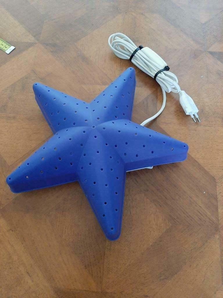 Ikea wandlamp ster blauw, Ophalen of Verzenden, Zo goed als nieuw, Lamp