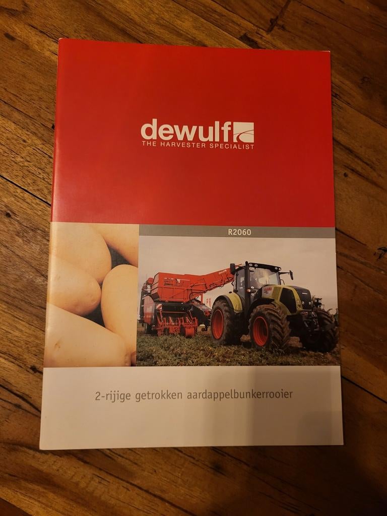 tractor folder dewulf R2060 getrokken aardappelbunkerrooier, Ophalen of Verzenden, Zo goed als nieuw