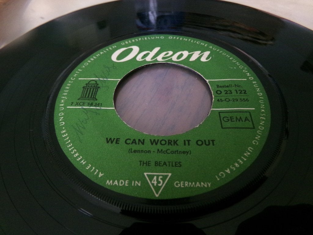 Beatles - 'We Can Work It Out / Day Tripper' Odeon O 23 122,, Ophalen of Verzenden, Gebruikt, Pop