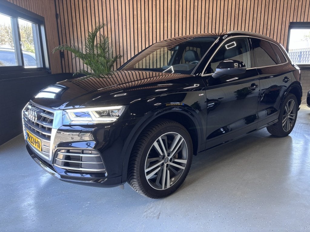 Audi Q5 2.0 TFSI Launch Edition 252PK (bj 2017, automaat), Auto's, Audi, Automaat, Automatische klimaatregeling, Gebruikt, Euro 6