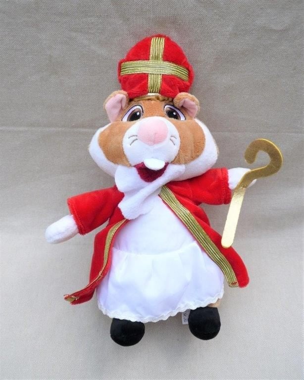 Sinterklaas hamster. Albert heijn actie. 25 cm ., Ophalen of Verzenden, Zo goed als nieuw, Overige typen, Albert Heijn