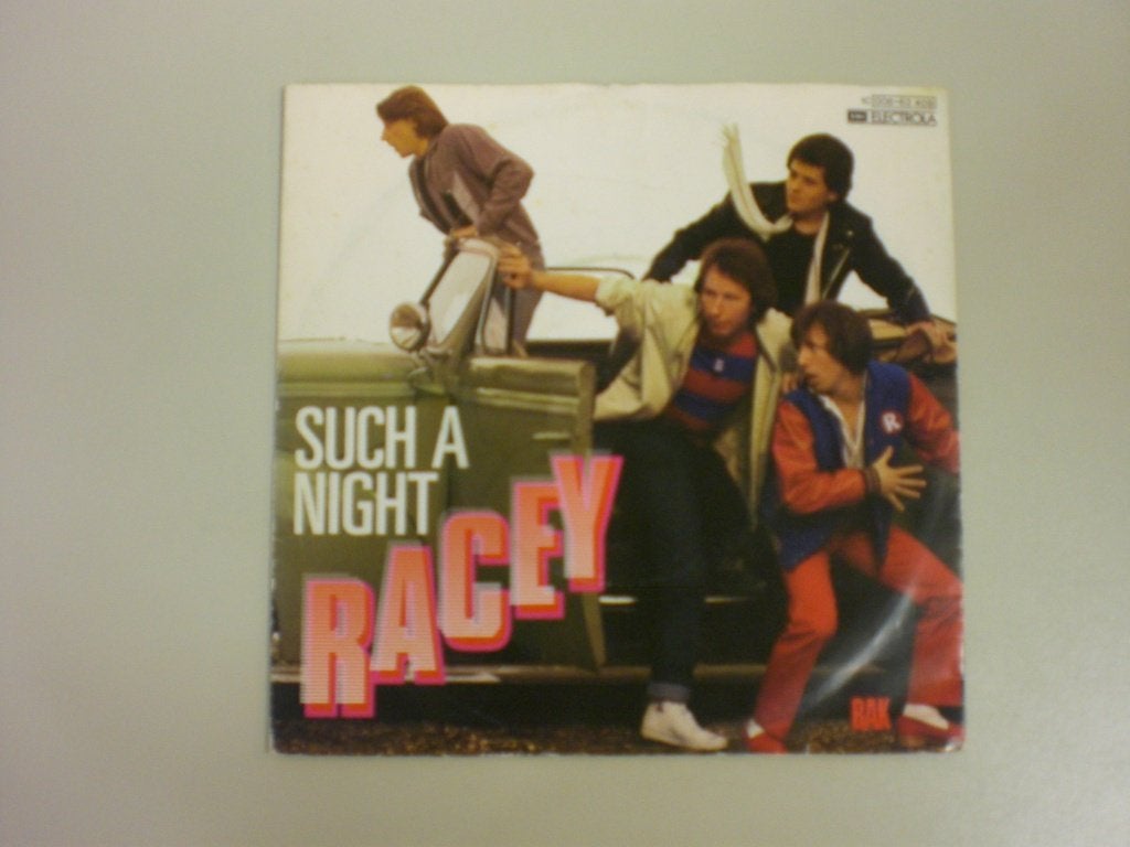 RACEY -  such a night - vinyl 7", Gebruikt, 7 inch, Single, Ophalen of Verzenden