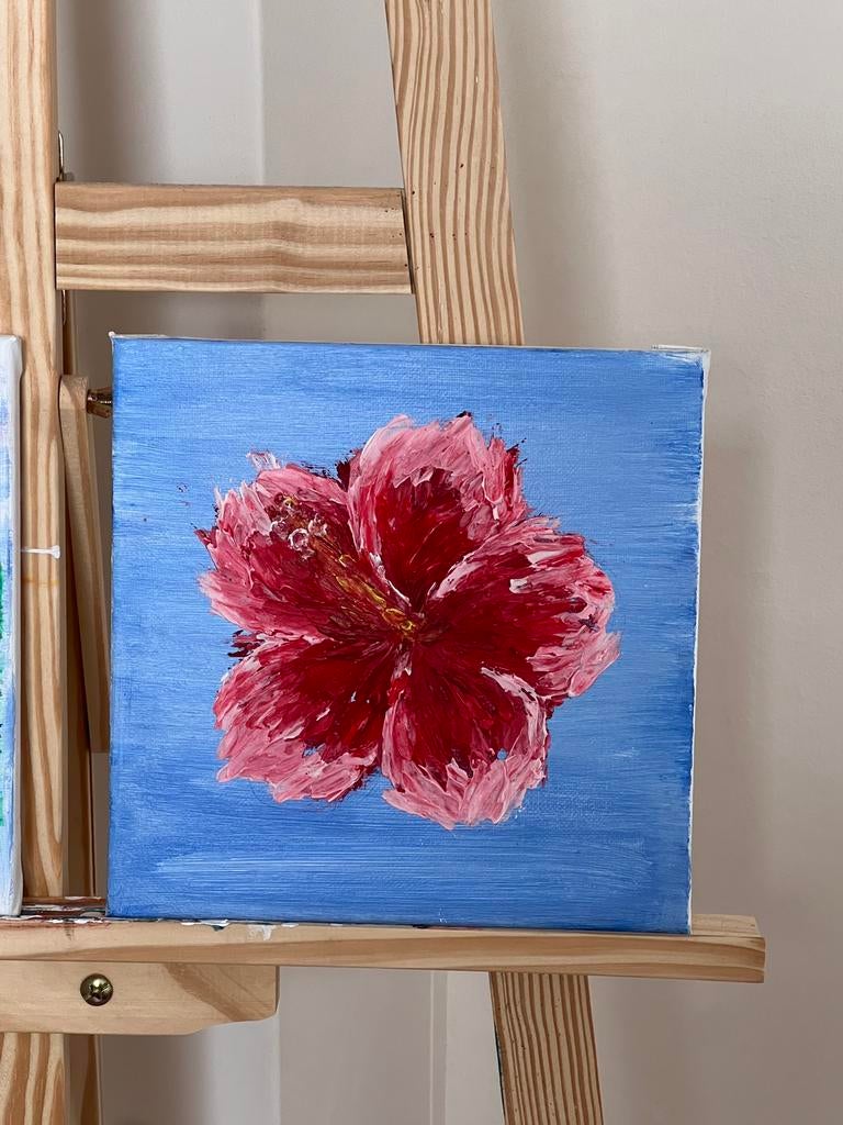 Moderne kunst schilderij decoratie, Ophalen of Verzenden, Zo goed als nieuw, Doek