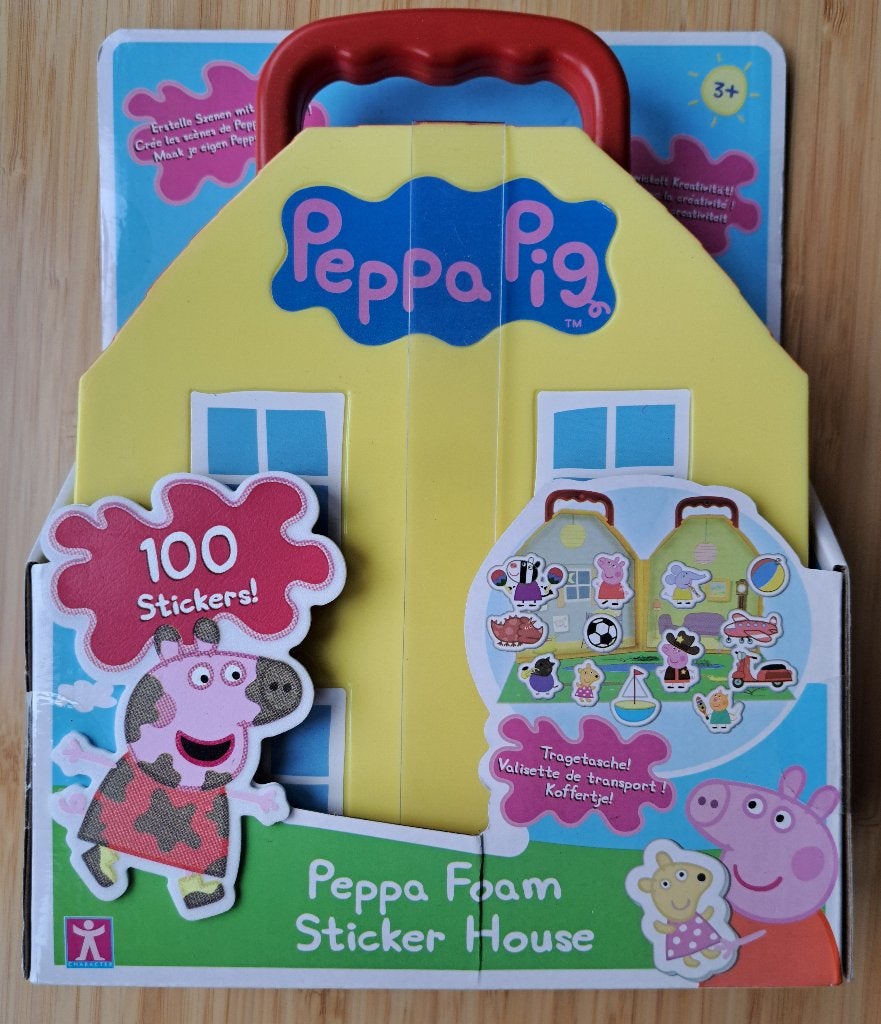 Peppa Pig stickerhouse, Met doos, Overige merken, Overige typen, Nieuw