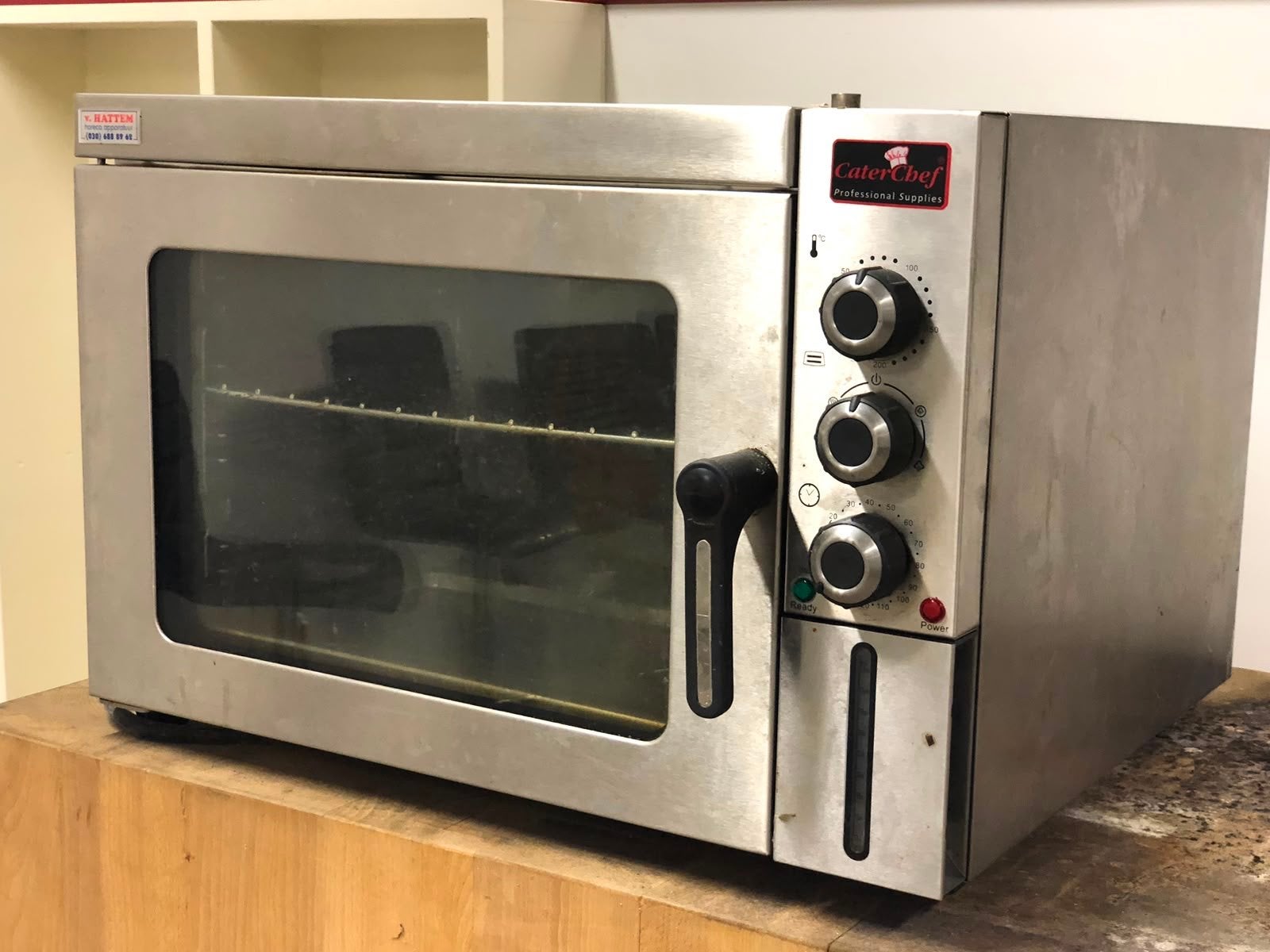 CaterChef Horeca-oven met stoomfunctie - Zo goed als nieuw, Ophalen, 45 tot 50 cm, Overige merken, Horeca-oven