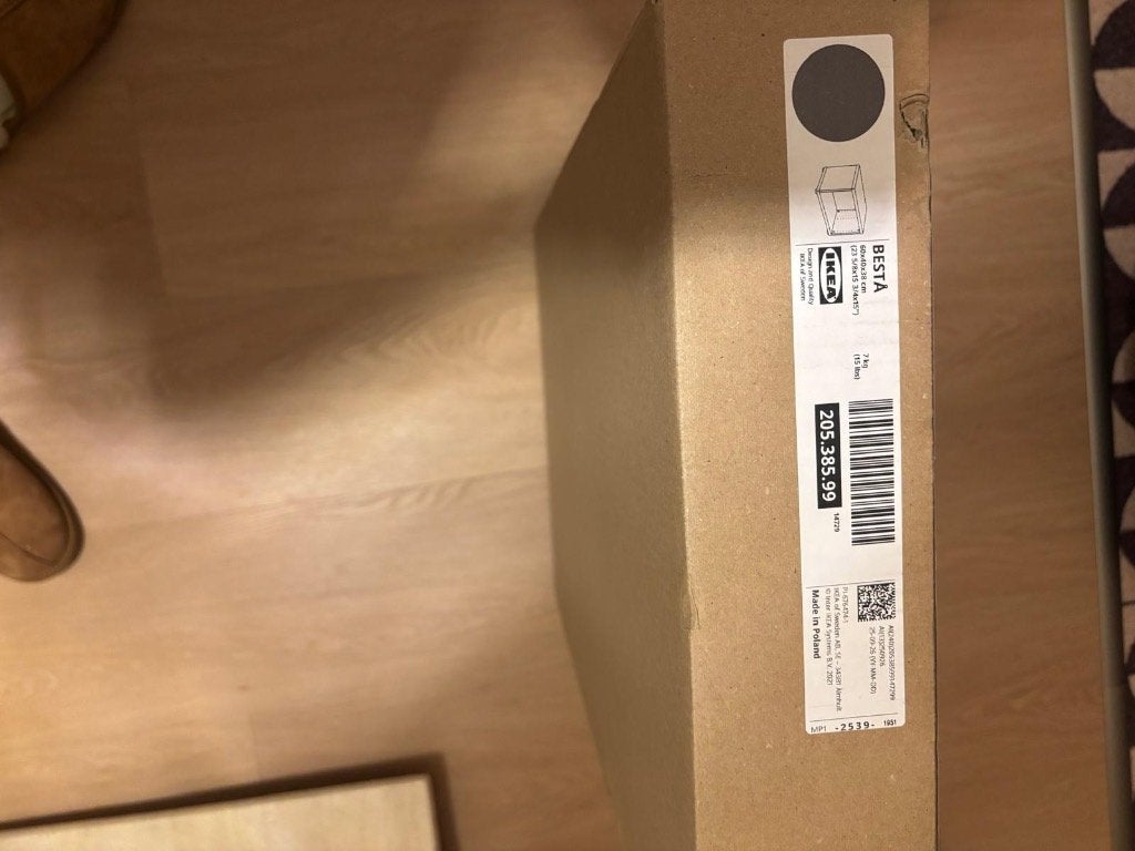 IKEA BESTÅ basiselement 60x40x38cm donkergrijs Nieuw in doos, Ophalen, Nieuw, 50 tot 100 cm, Minder dan 100 cm