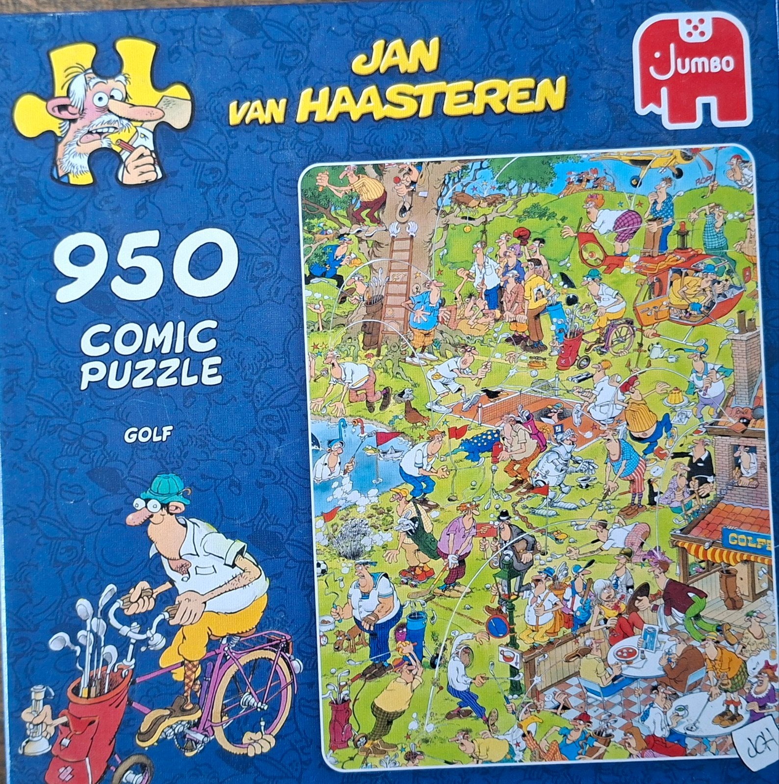Jan van Haasteren Golf Comic Puzzel 950 stukjes Jumbo, Ophalen, 500 t/m 1500 stukjes, Zo goed als nieuw