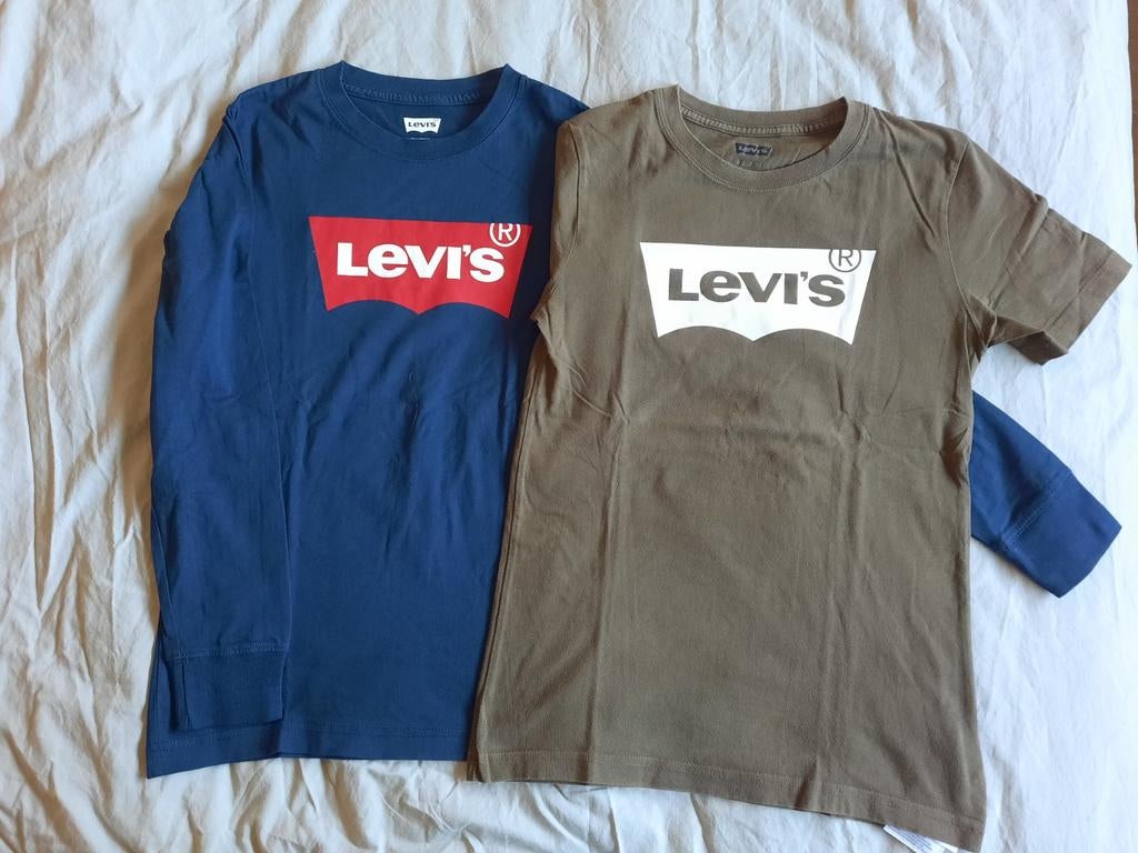 Levi's longsleeve en tshirt 152, Ophalen of Verzenden, Zo goed als nieuw, Shirt of Longsleeve, Levi's