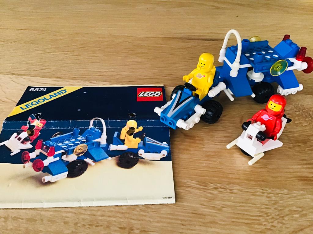 LEGO ruimte 6874, classic space moon rover, compleet, ZGAN, Kinderen en Baby's, Speelgoed | Duplo en Lego, Compleet, Lego, Ophalen of Verzenden
