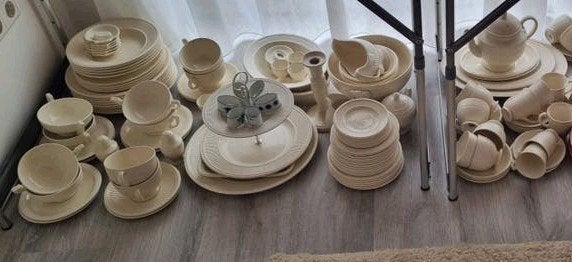 Wedgwood servies met kleine beschadigingen, Ophalen, Gebruikt, Klassiek, Wedgwood