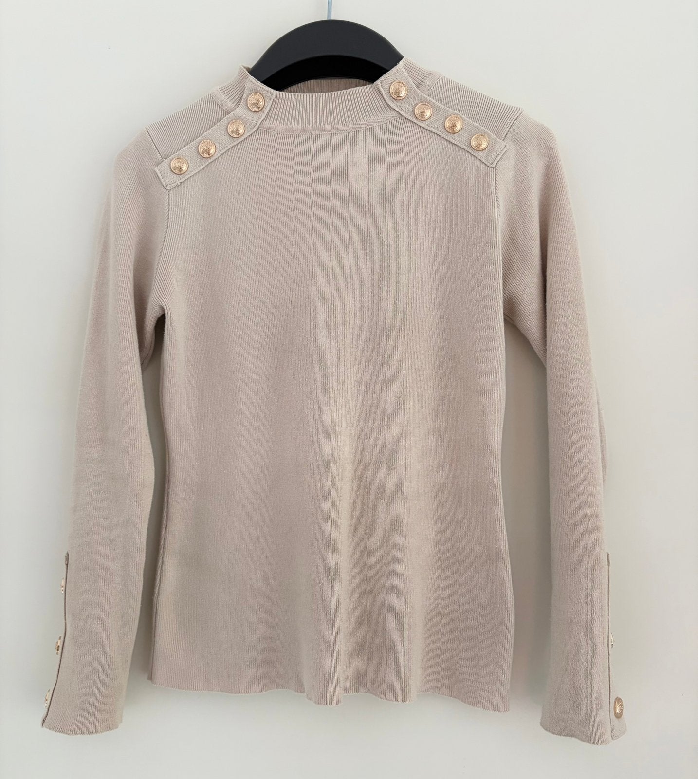 Supermooie trui, S/M, Chery Koko, Kleding | Dames, Ophalen of Verzenden, Zo goed als nieuw, Maat 38/40 (M), Beige