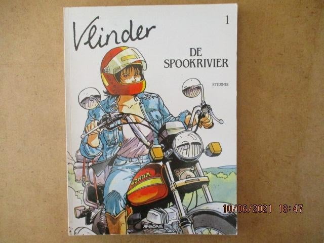 adv4187 vlinder, Eén stripboek, Ophalen, Gelezen