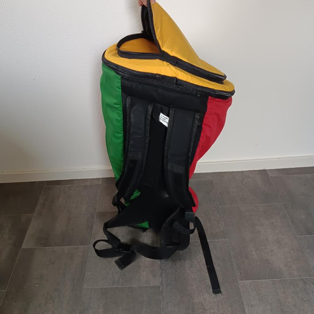 djembe trommel rugzak, vintage, Ophalen of Verzenden, Gebruikt, Overige soorten