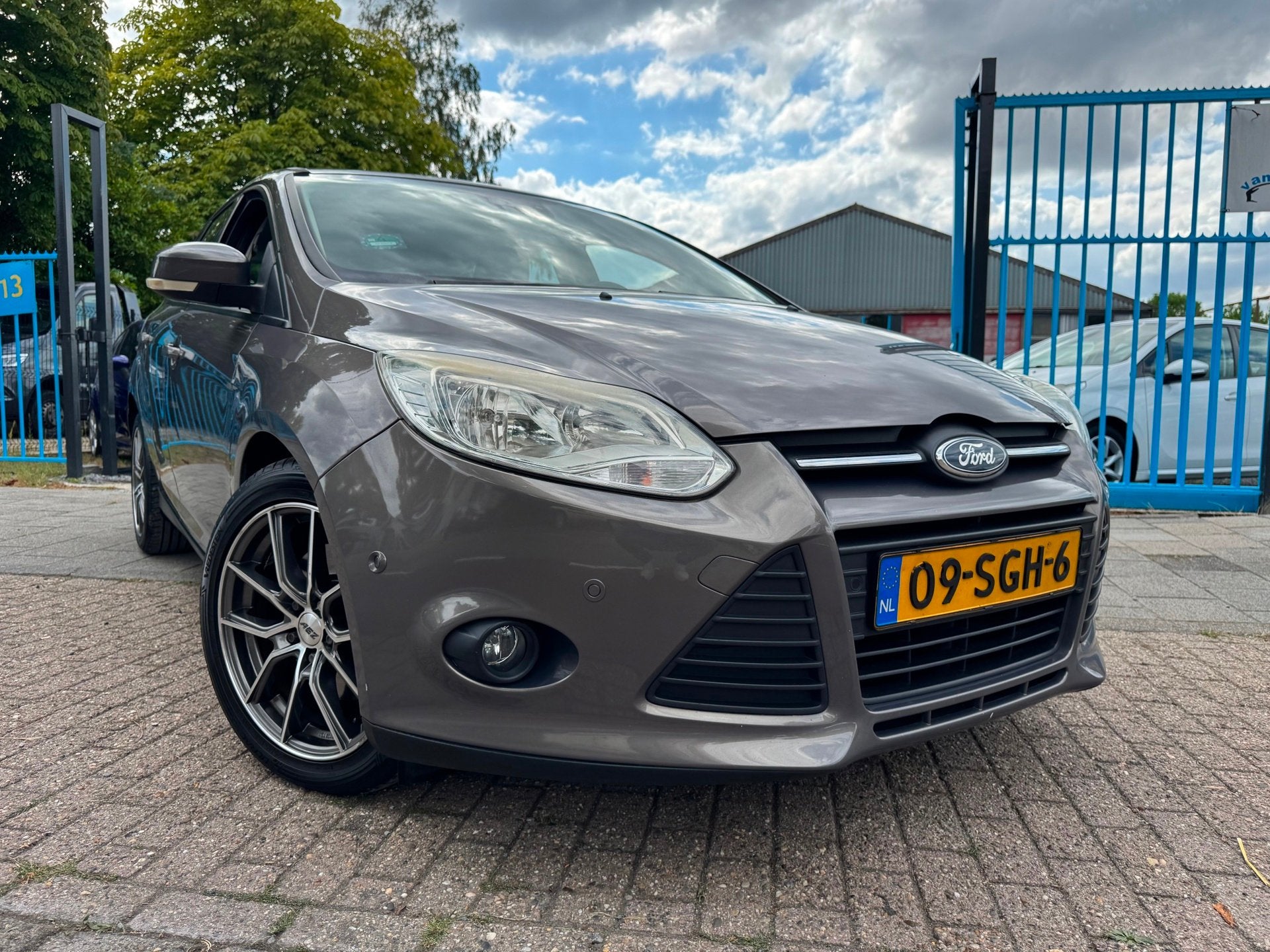 Ford Focus Wagon 1.6 EcoBoost A-C Elek Pakket Lmv Pdc Navi, Auto's, Gebruikt, Zwart, 4 cilinders, Origineel Nederlands