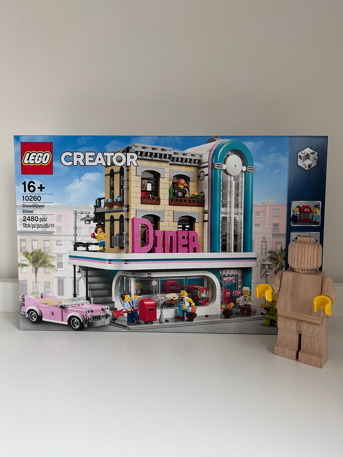 •LEGO 10260 •Downtown Diner•Nieuw•Sealed•, Verzenden, Lego, Nieuw, Complete set