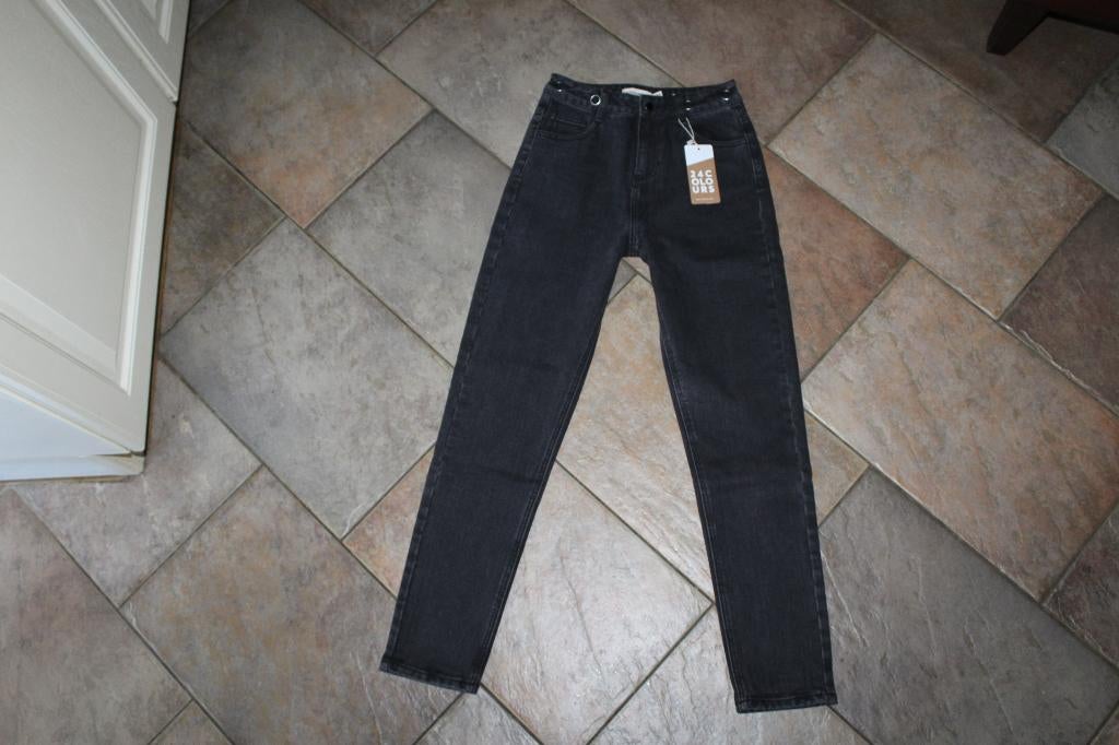 24Colours mom vlotte jeans mt 38 KOOPJE, Kleding | Dames, 24Colours, Verzenden, ., Zwart