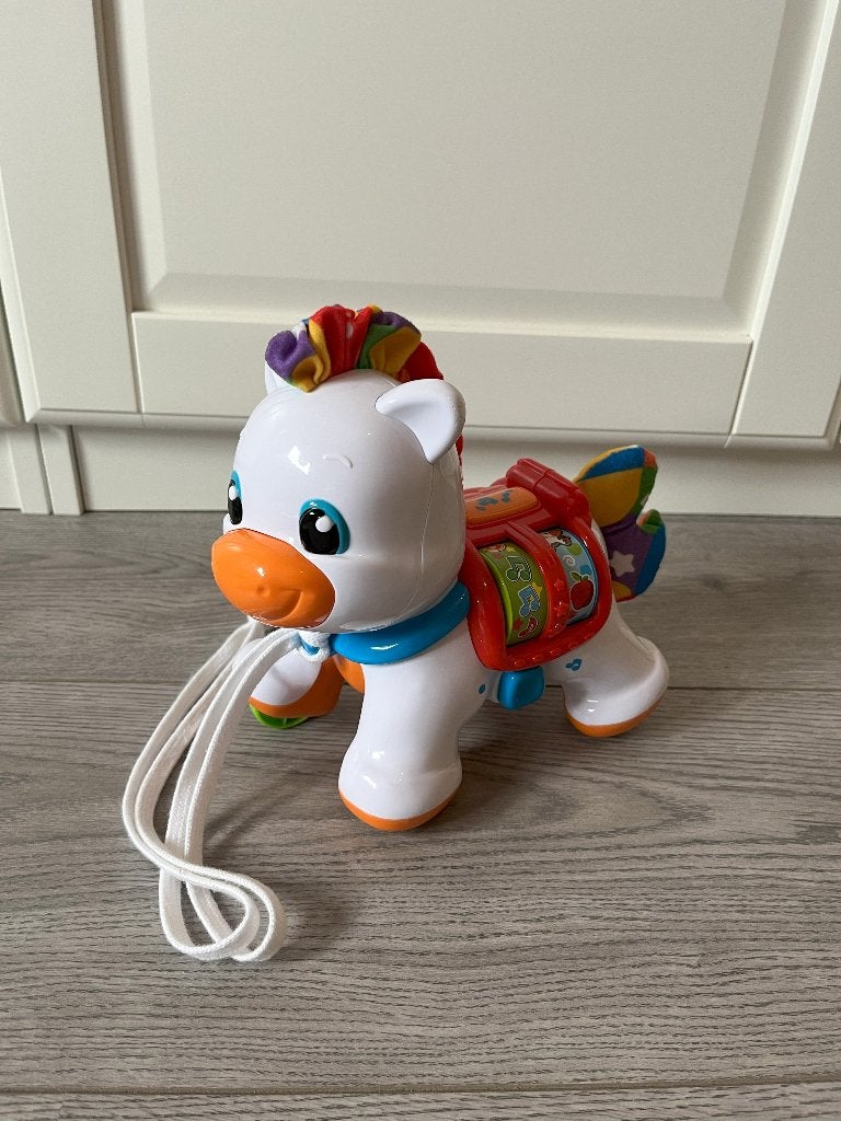 Clementoni Baby Pony Pull Along Meerkleurig, Ophalen of Verzenden, Zo goed als nieuw, Overige typen, Met geluid