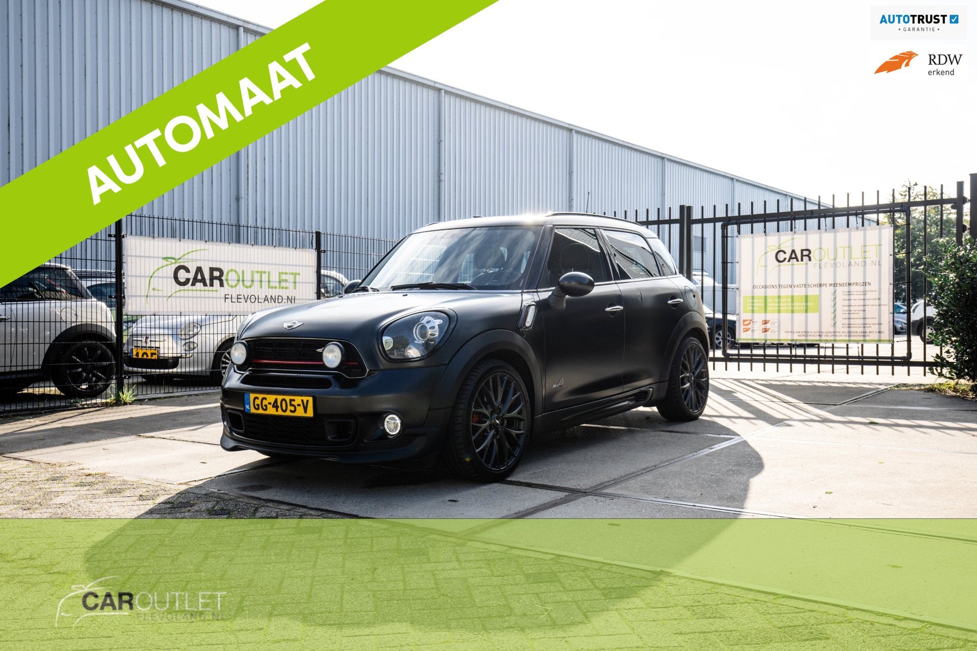 Mini Countryman 1.6 John Cooper Works ALL4 Chili, Auto's, Dealer onderhouden, Gebruikt, Zwart, Vierwielaandrijving