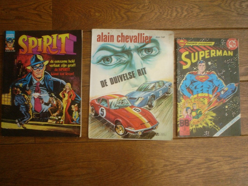 superman en spirit, Boeken, Meerdere stripboeken, Verzenden, Gelezen