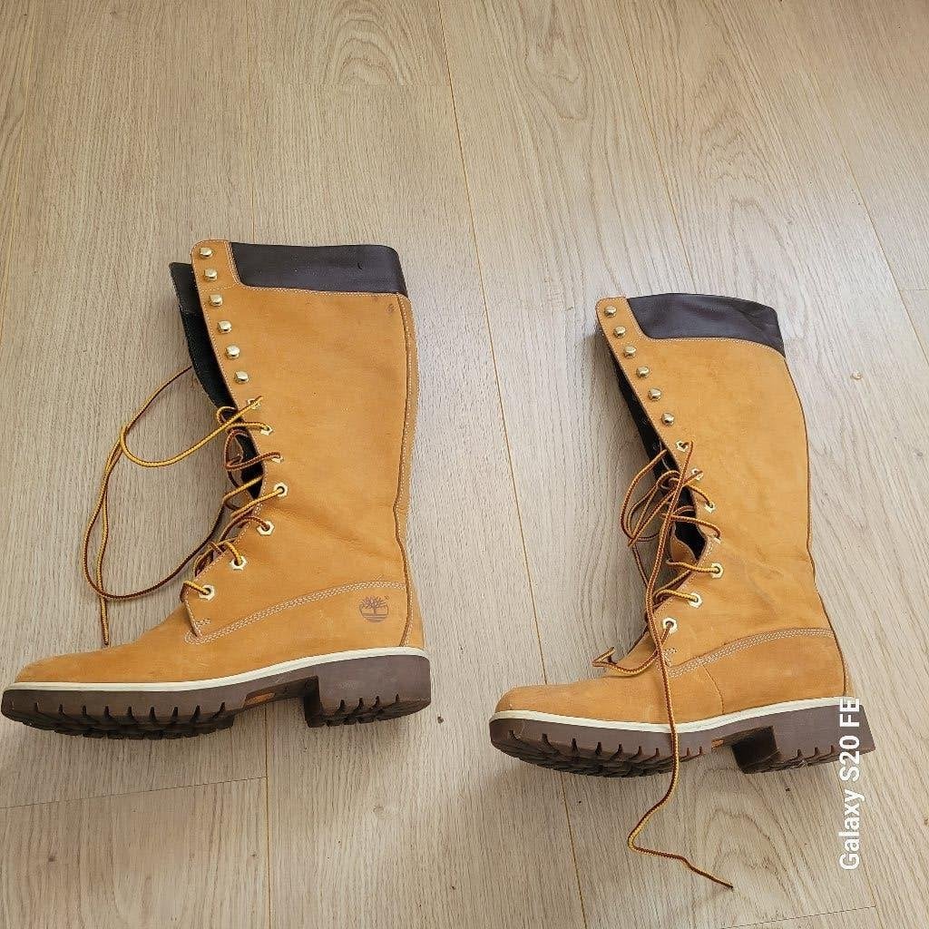 Timberland laarzen schoenen bruin niet veel gedragen maat 36, Hoge laarzen, Bruin, Ophalen of Verzenden, Timberland
