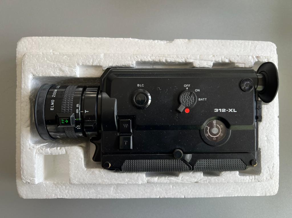Elmo 312-xl zwarte film camera, Ophalen of Verzenden, Overige soorten, Camera