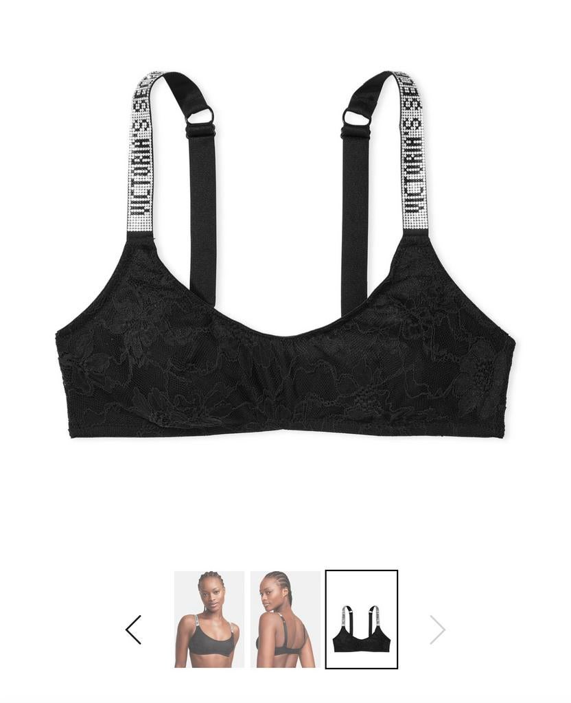 Bralette Victoria Secret XL - zwart, Kleding | Dames, Ondergoed en Lingerie, Ophalen of Verzenden, BH