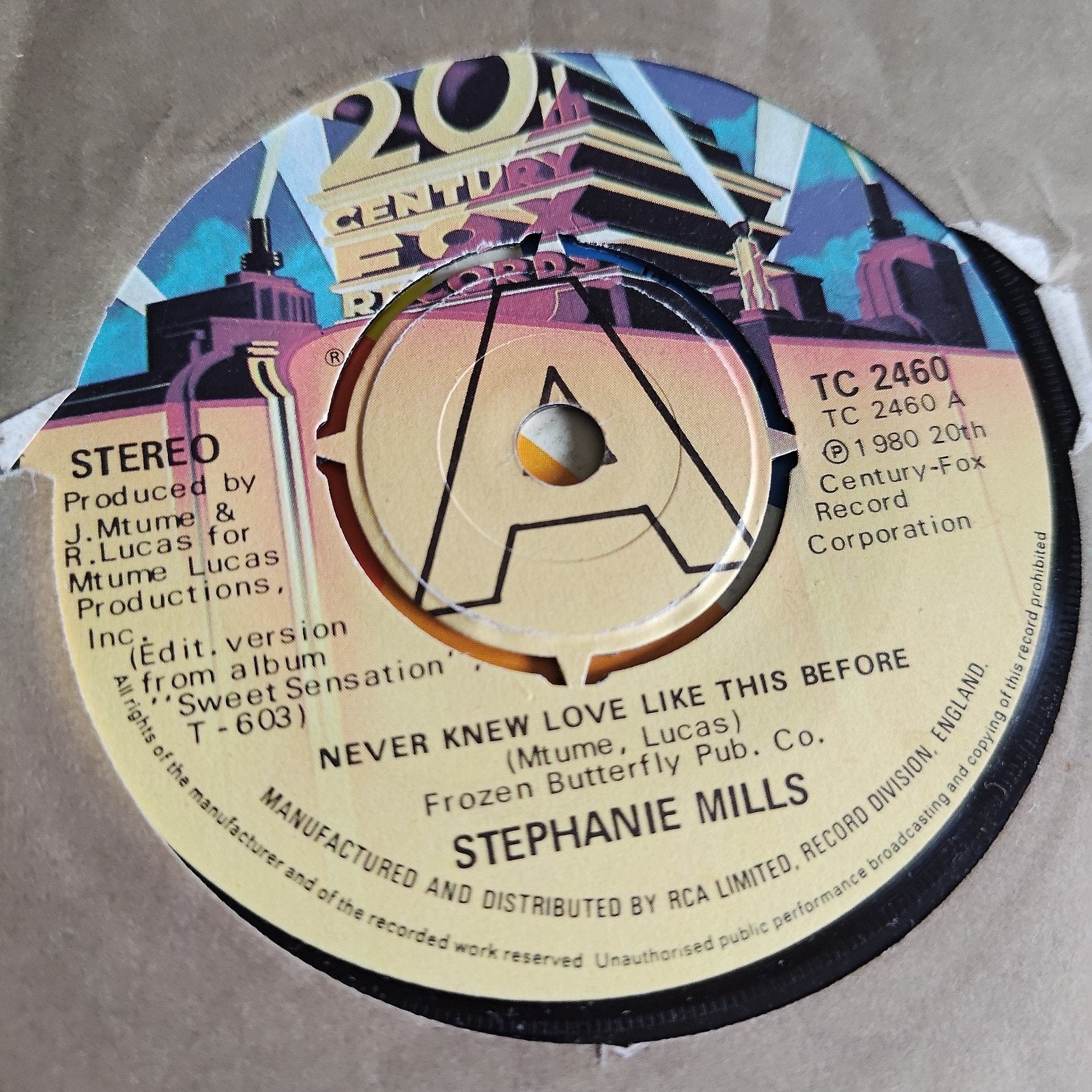 Stephanie Mills - Never Knew Love Like This Before (Vinyl), Cd's en Dvd's, Gebruikt, 7 inch, Ophalen of Verzenden, EP