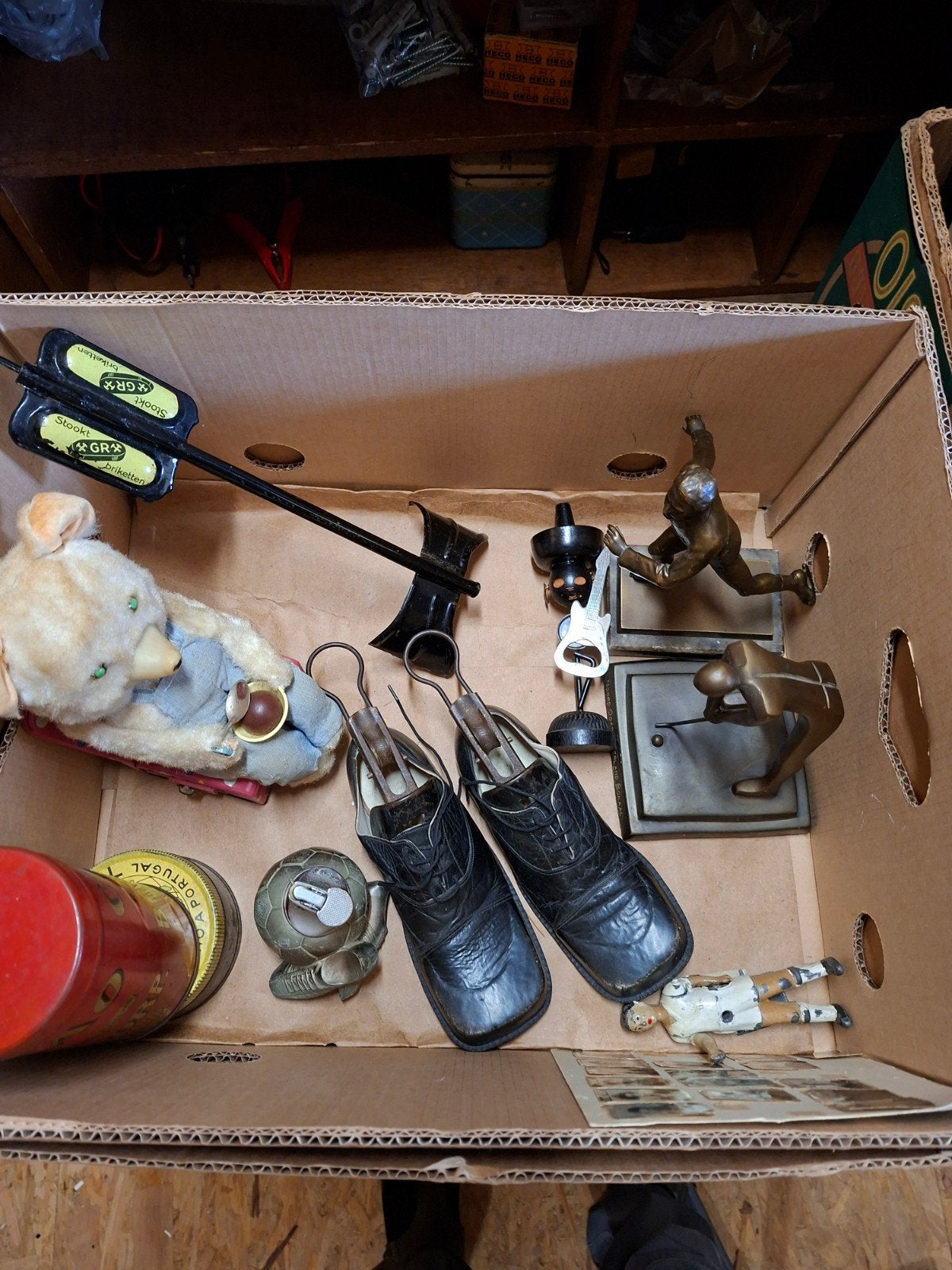 Doos rommelmarkt items.., Ophalen of Verzenden, Zo goed als nieuw