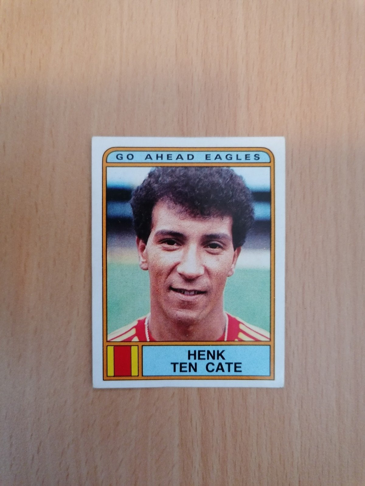 Panini Voetbal 84 #139 Henk ten Cate-Go Ahead Eagles., Ophalen of Verzenden, Zo goed als nieuw, Sticker
