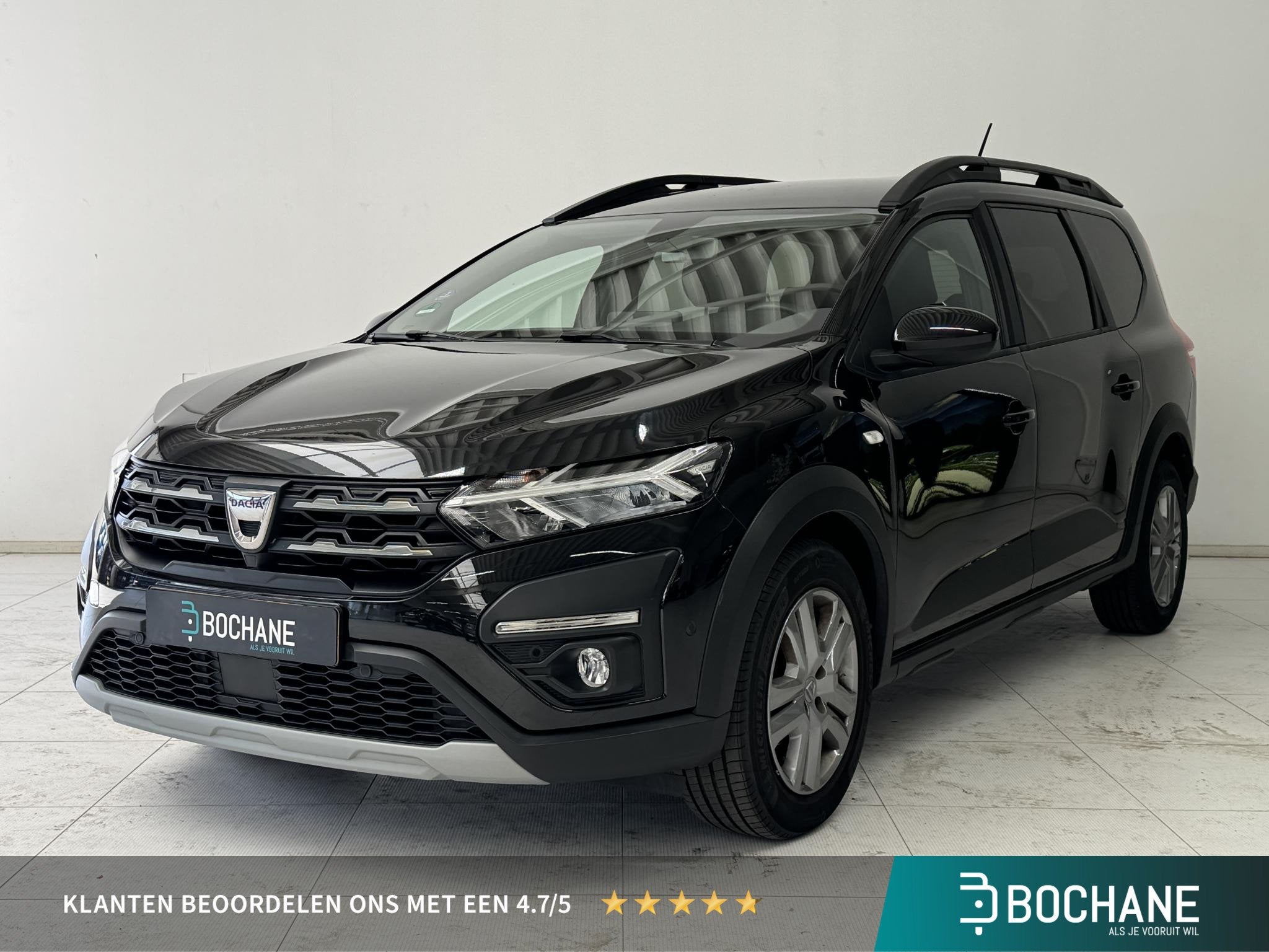 Dacia Jogger 1.0 TCe Bi-Fuel Comfort 5p. | Navigatie | Camer, Auto's, Dacia, Gebruikt, Met garantie (alle), Zwart, Origineel Nederlands