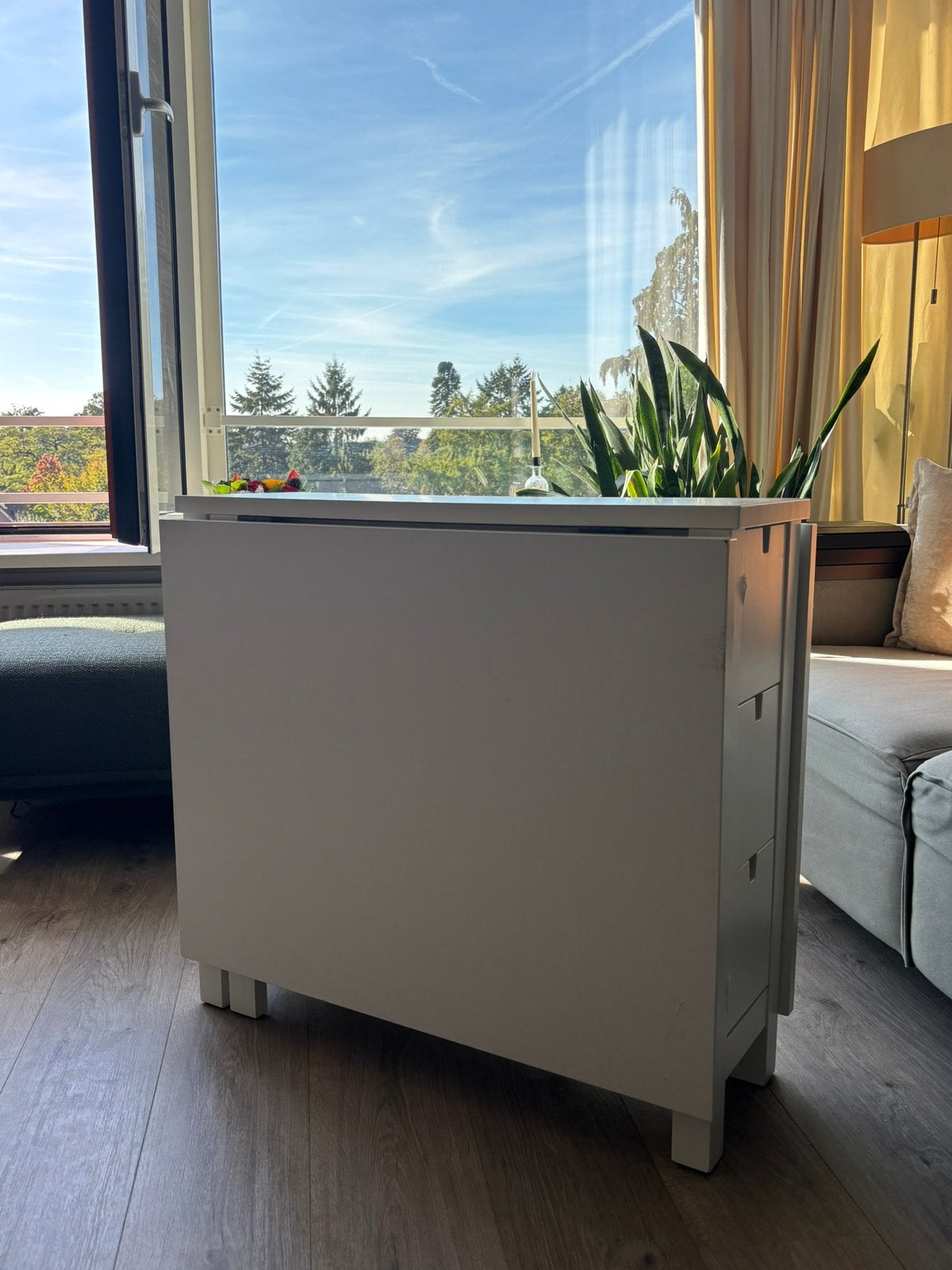 IKEA Norden klaptafel wit, Huis en Inrichting, Ophalen, Zo goed als nieuw, Rechthoekig, 50 tot 100 cm