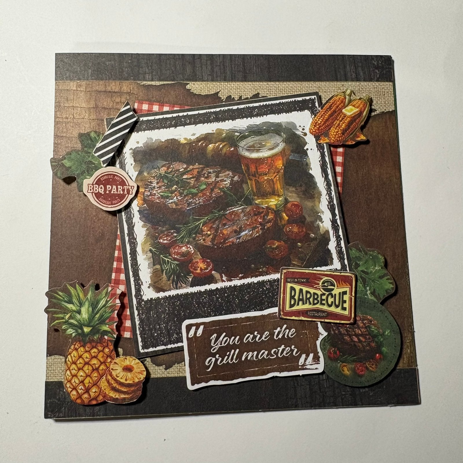 Kaart studio light  BBQ party 7, Ophalen of Verzenden, Nieuw, Overige thema's
