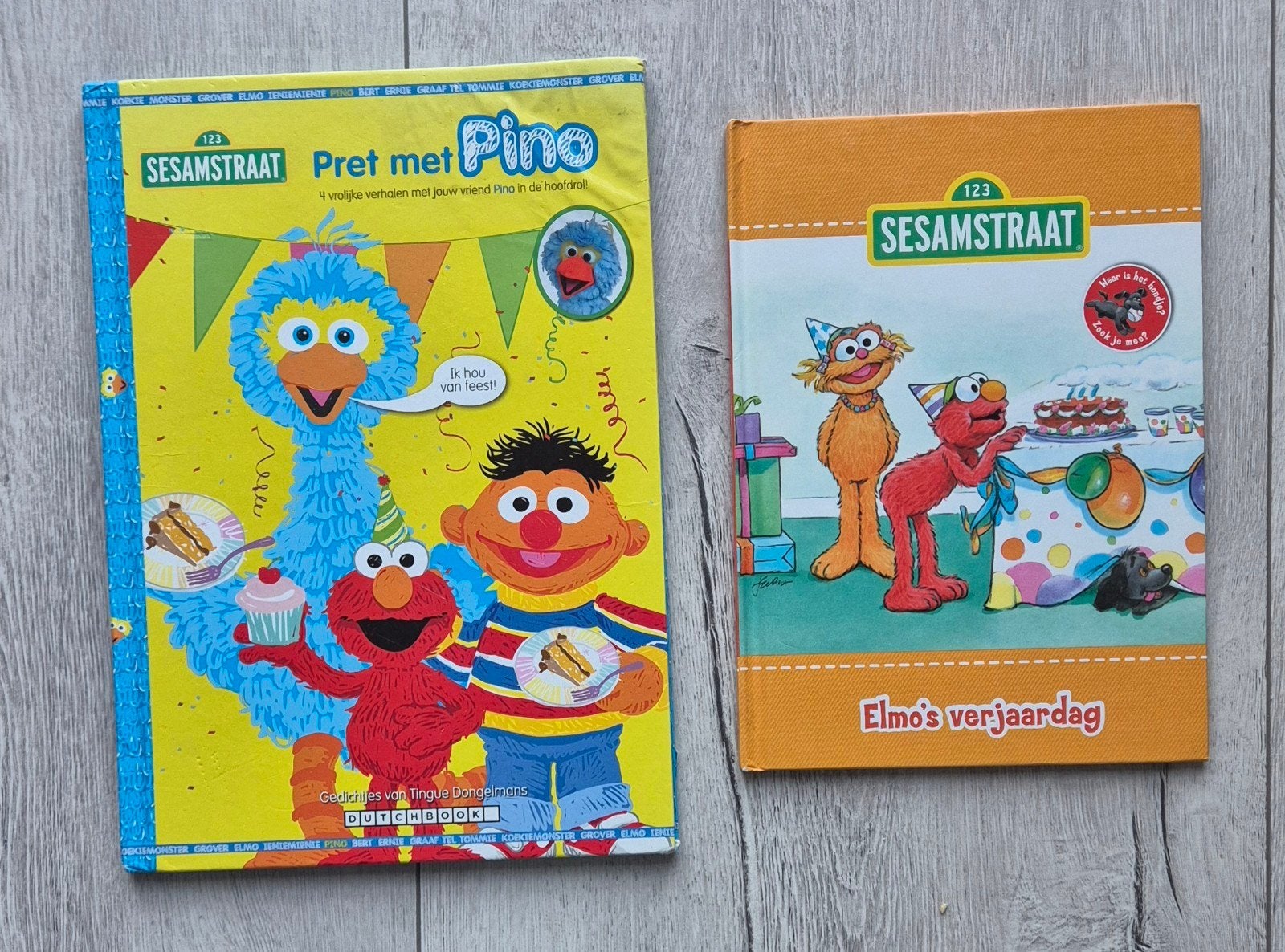 Sesamstraat Boeken: Pret met Pino, Elmo's Verjaardag & meer!, Ophalen of Verzenden, Gelezen, Jongen of Meisje, Fictie algemeen