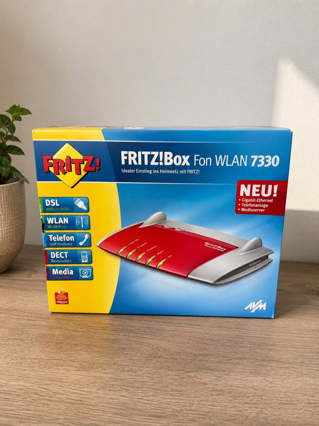 FRITZ!Box Fon WLAN 7330, Ophalen of Verzenden, Gebruikt, Router met modem