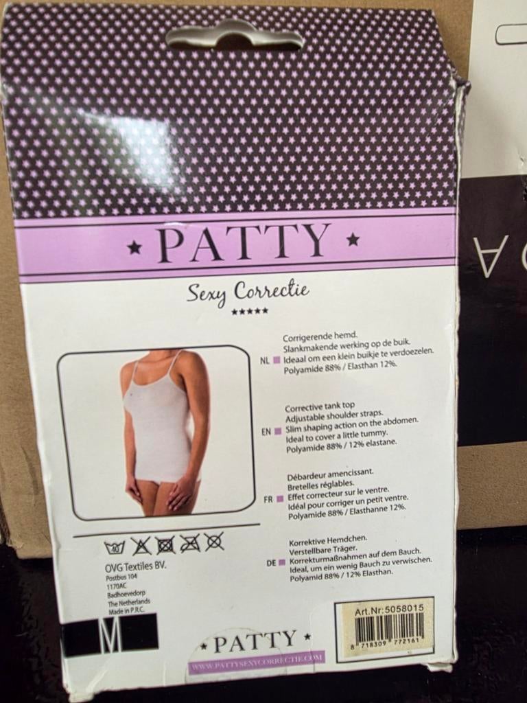 Corrigerende hemd Patty Brard maat m, Maat 38/40 (M), Wit, Nieuw, Ophalen of Verzenden
