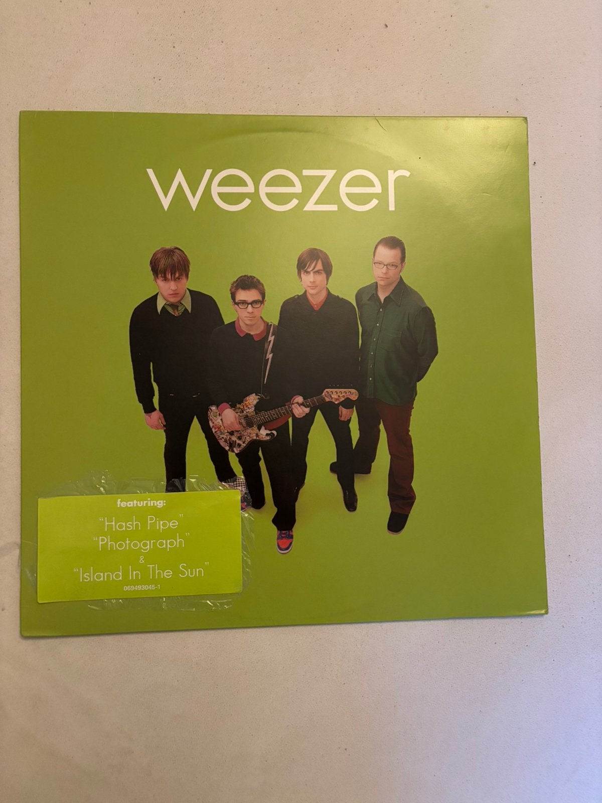 Lp 2001 weezer - green album groen vinyl 1ste persing nm, Ophalen of Verzenden, Zo goed als nieuw, 12 inch