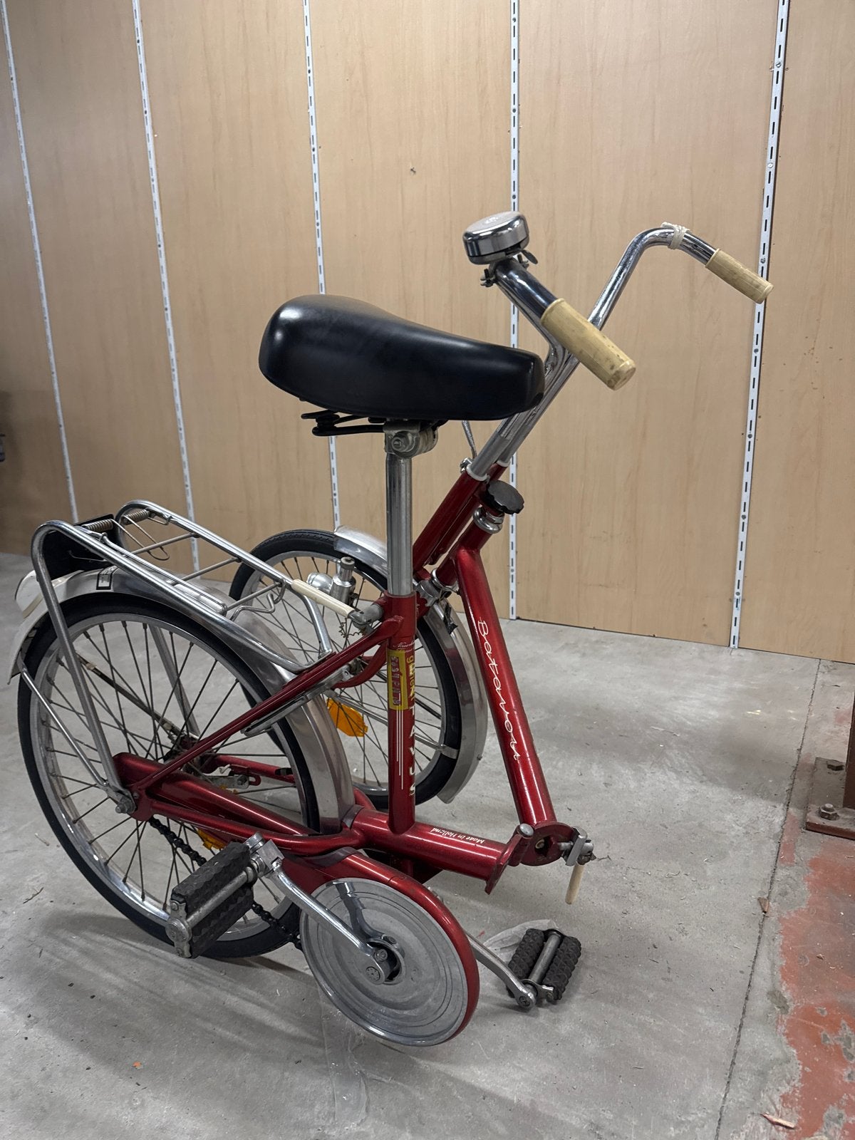 Batavus Opvouwbare Fiets - Rood - Vintage, Ophalen, Gebruikt, Batavus, Totaal opvouwbaar