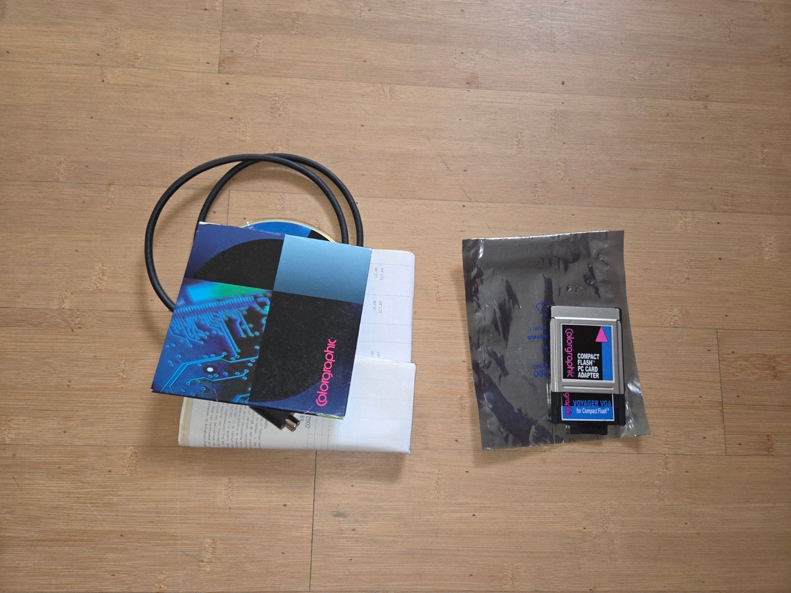 Colorgraphic PCI kaart met kabel en software, Gebruikt, Overige soorten, Ophalen of Verzenden, Overige chipsets